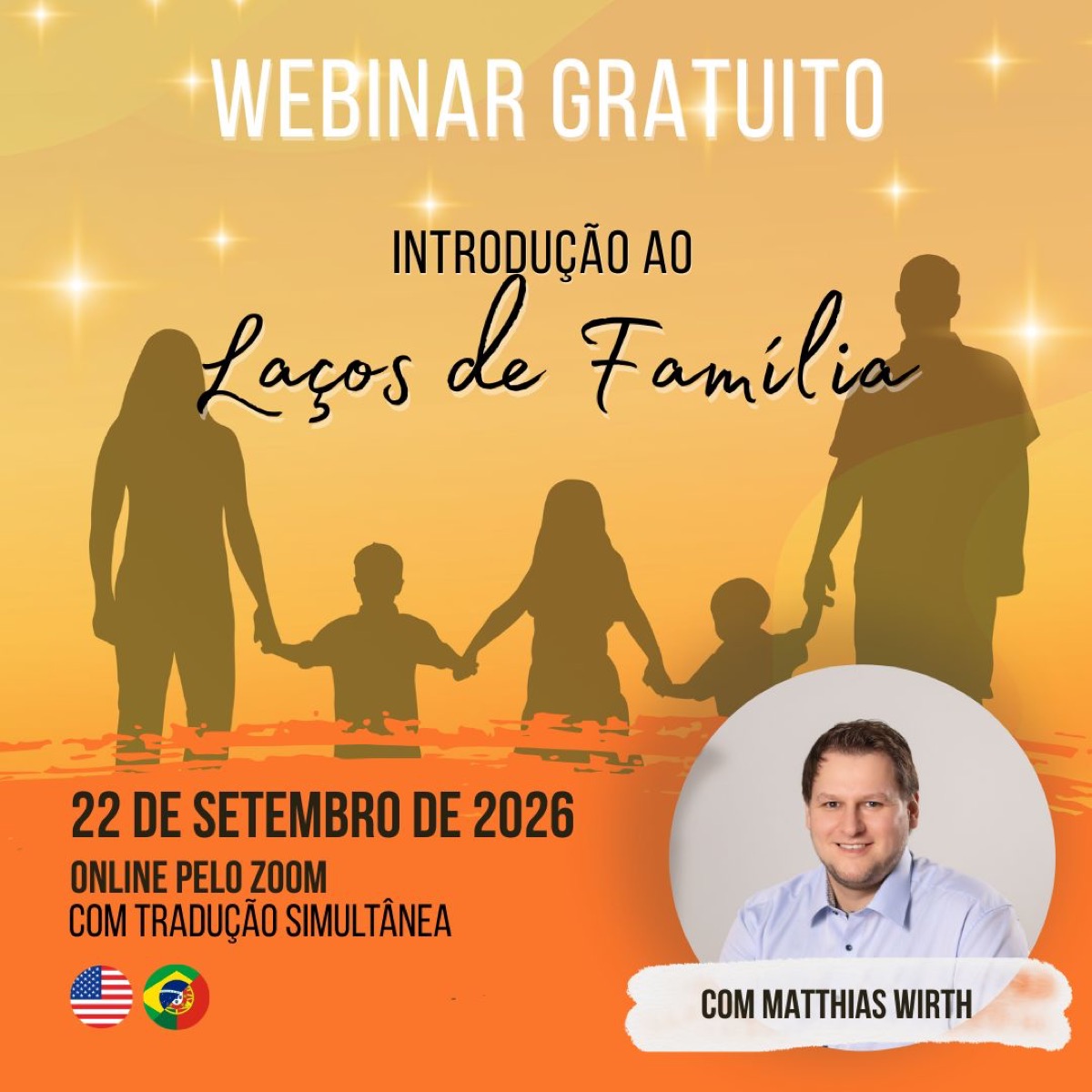 Arte de divulgação: Introdução ao Laços de Família